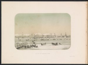 Ice Fun on the Maas in Rotterdam, Seen from Katendrecht, 1855