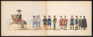 Masquerade of the Leiden Students, 1855 (plate 11) by Gerardus Johannes Bos