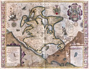 Isle of Rugen, Germany (engraving)