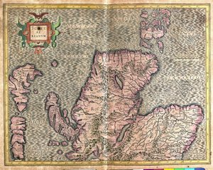 South Scotland, Great Britain by Gerardus Mercator