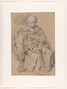 Seated Oriental Man