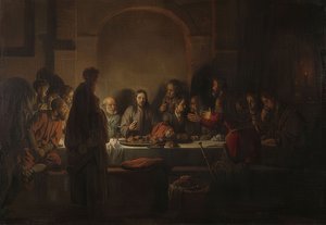The Last Supper. 1664 by Gerbrand van den Eeckhout