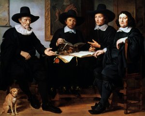 Four Officers of the Amsterdam Coopers and Wine-rackers Guild, 1657