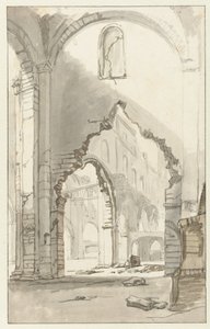 Interior of the Nieuwe Kerk in Amsterdam, after the Great Fire of 1645