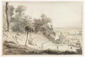 The Amphitheatre on the Springenberg in Cleves by Gerbrand van den Eeckhout