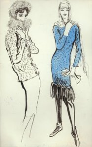 Costume and Dress with Fringes / G. Hartung
