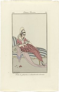 Journal des Dames et des Modes, Costumes Parisiens, 1914, No. 162: Gabardine Dress