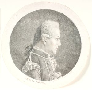 Portrait of Lars Benzelstjerne, Swedish Naval Officer (1759-1808). Bust. Profile to the Right by Gerhard Ludvig Lahde