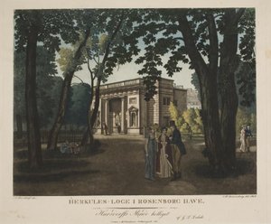 The Hercules Lodge in Rosenborg Garden by Gerhard Ludvig Lahde