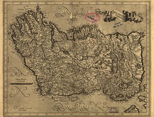 Kingdom of Ireland by Gerhard Mercator