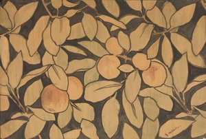 Apples against a Black Background by Gerhard Munthe