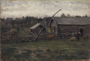 Old Barn, Hedmark by Gerhard Munthe