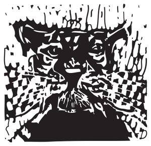 Cat with Whiskers by Gerhardt Isringhaus