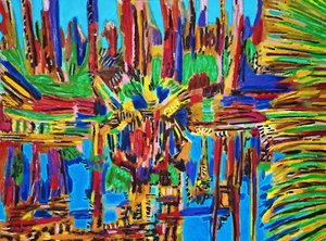 Estuario Abstracto II, 2018 by Gerhardt Isringhaus