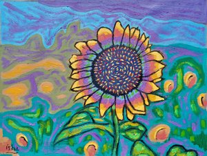 Joyous Sunflower I, 2024
