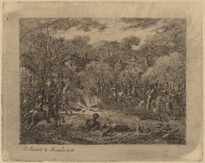 Explosion of a Grenade by Gerhardus Emaus de Micault