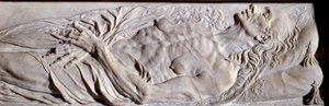 Elements of the funeral monument of Valentine Balbiani, wife of Rene de Birague by Germain Pilon
