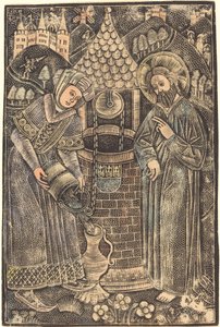 Christ and the Woman of Samaria by German 15th Century