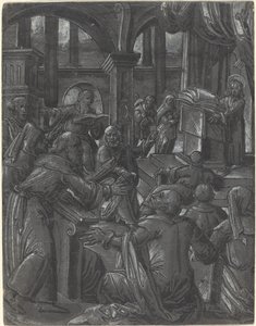 Christ Disputing with the Doctors by German 16th Century