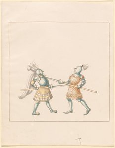 Freydal, The Book of Jousts and Tournament of Emperor Maximilian I: Combats on Foot (Jousts)(Volume III): Plate 148 by German 16th Century