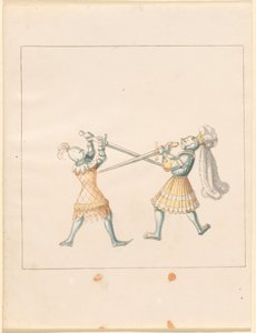 Freydal, The Book of Jousts and Tournament of Emperor Maximilian I: Combats on Foot (Jousts)(Volume III): Plate 159 by German 16th Century