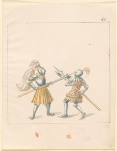 Freydal, The Book of Jousts and Tournament of Emperor Maximilian I: Combats on Foot (Jousts)(Volume III): Plate 146 by German 16th Century