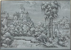 Landscape with a Castle by German 16th Century