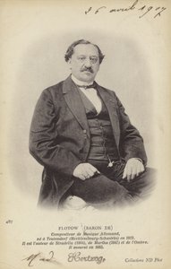 Baron de Flotow, German Composer (1812-1883) by German Photographer