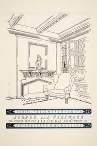 Advertisement for Jordan und Hartmann, from Styl, pub.1922 by German School
