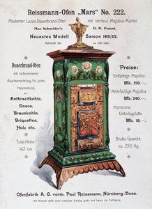 Advertising for Reissmann-Oden (Reissmann Oden) - Germany, late 19th century