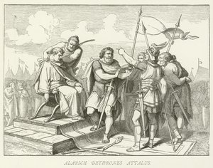 Alaric dethrones Attalus by German School
