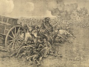 Annihilation of the Serb Troops by Austro-Hungarian Troops by German School