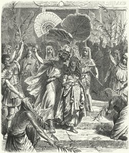 Antony and Cleopatra as Osiris and Isis by German School