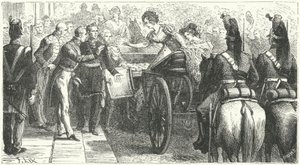 Arrival of Queen Caroline in London by German School