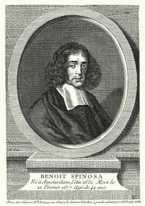 Baruch Spinoza, Dutch philosopher (engraving)