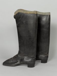 Boots, 3rd von Zieten Hussars, worn by HRH The Duke of Connaught, pre-1914 by German School