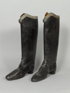 Boots, 3rd von Zieten Hussars, worn by HRH The Duke of Connaught, pre-1914 by German School