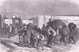Bringing in vegetables from the suburbs