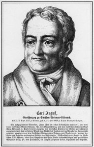 Carl August, Grand Duke of Saxe-Weimar-Eisenach (engraving) by German School