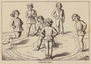 Children Playing a Rope Jumping Game