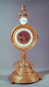 Clock in the form of a monstrance belonging to the Cardinal de Granvelle, Augsburg, 1564 by German School