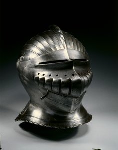 Close helmet in Maximilian style by German School