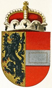 Coat of Arms of Salzburg, with a prince