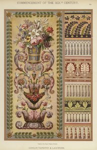 Commencement of the 19th Century, Gobelin Tapestry and Lacework by German School