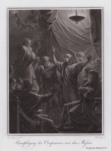 Consultation of the High Priest about the Messiah by German School