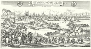 Count Tilly Laying Siege to Magdeburg by German School
