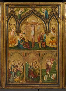 Crucifixion Triptych (formerly known as the Estouteville Triptych) (central panel) by German School