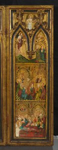 Crucifixion Triptych (right wing) by German School