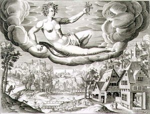 Dawn, Engraved by Paul Furst (c.1605-66) by German School