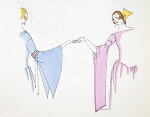 Designs for Sleeves, from Styl, pub.1922 by German School